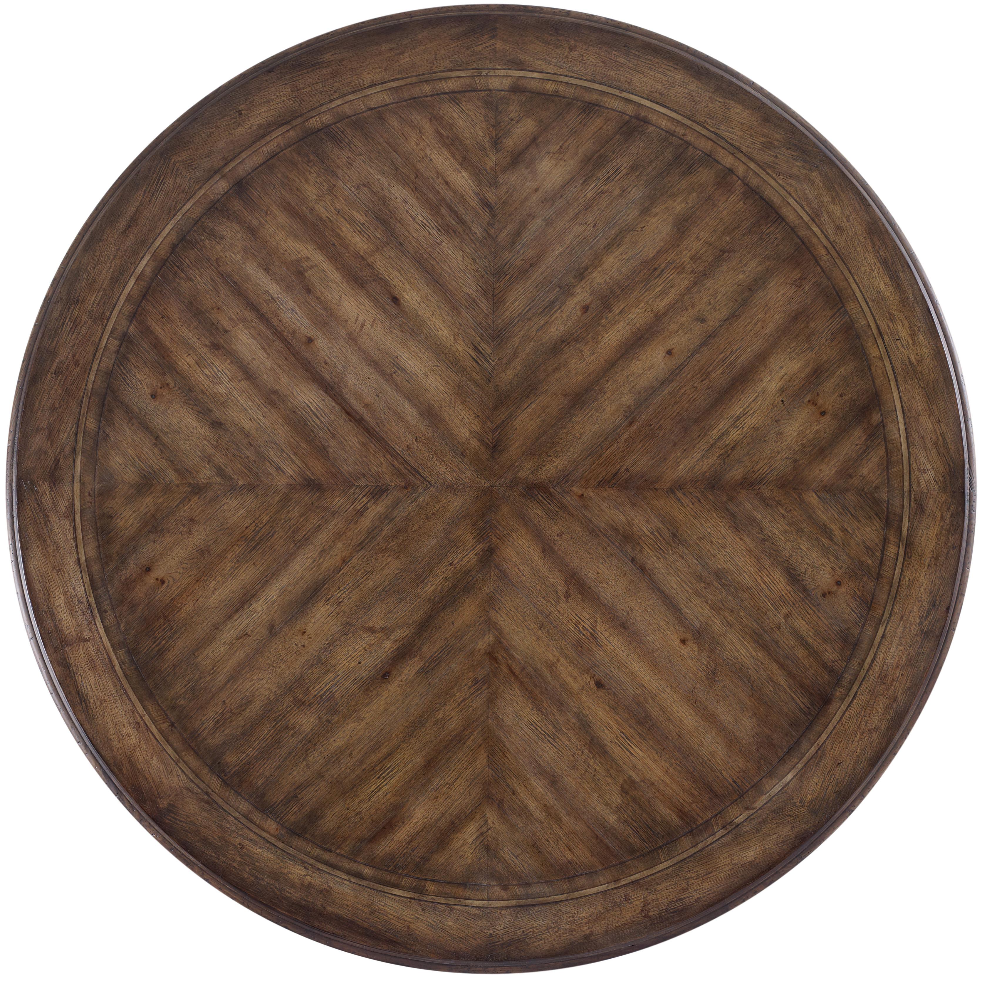 Hooker Furniture Rhapsody Traditional 72 Inch Round Dining Table With Grand Scale Pedestal Base Stoney Creek Furniture Dining Tables