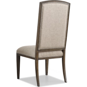 Hooker Furniture Rhapsody Upholstered Dining Side Chair With Picture Frame Back And Nailhead Trim Stoney Creek Furniture Dining Side Chairs