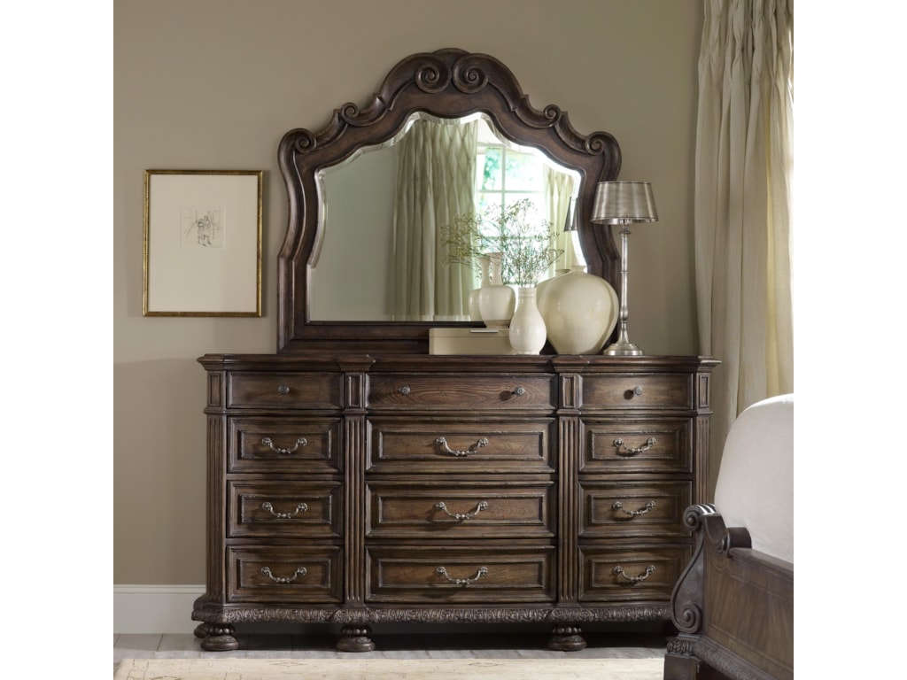 Hooker Furniture RhapsodyDresser and Mirror Set