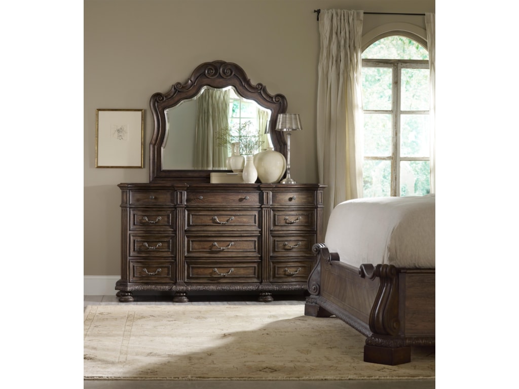 Hooker Furniture RhapsodyDresser and Mirror Set
