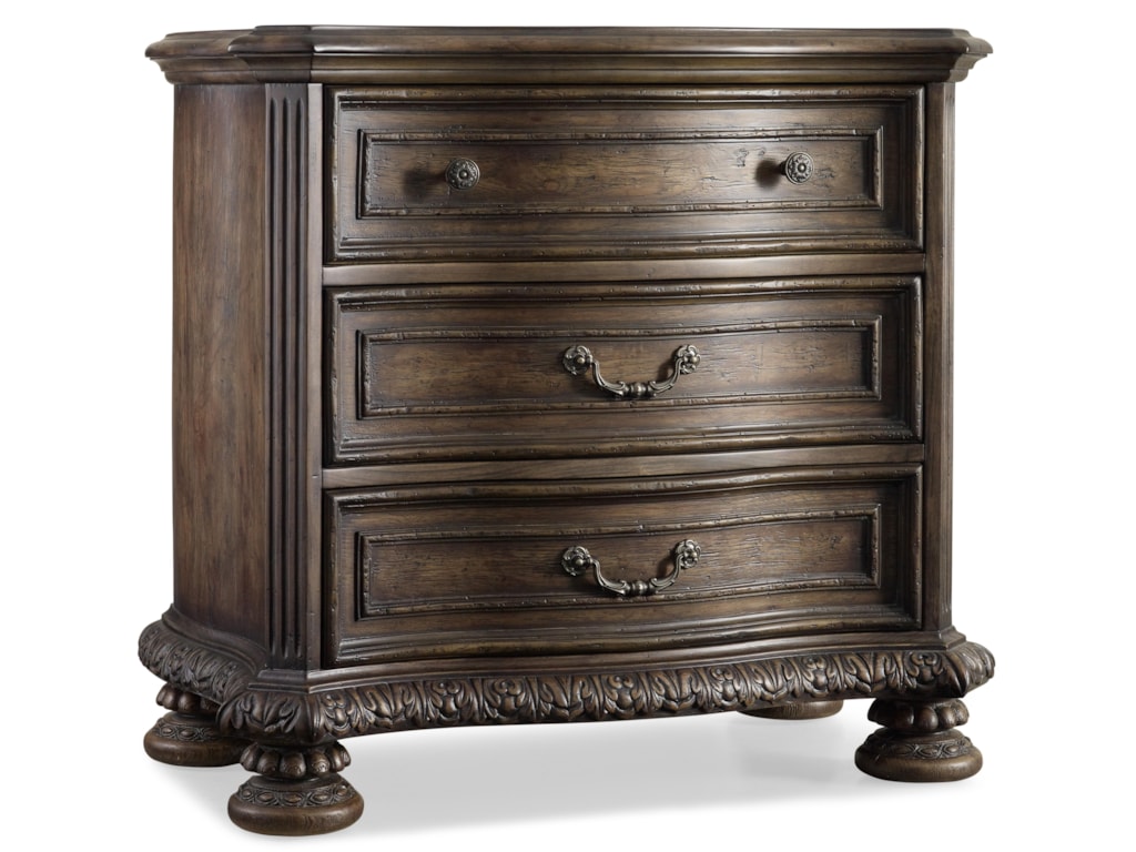 Hooker Furniture RhapsodyThree Drawer Nightstand