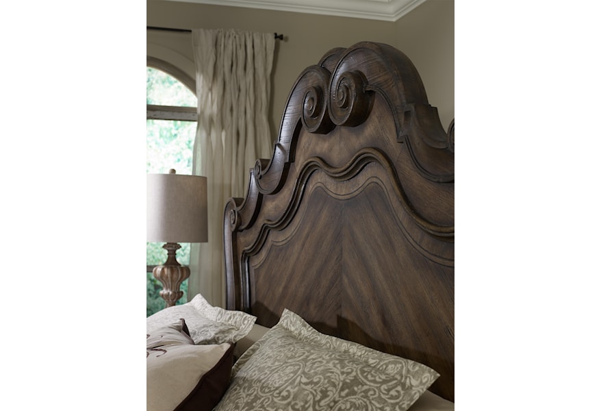Hooker Furniture Diamont California King Canopy Panel Bed