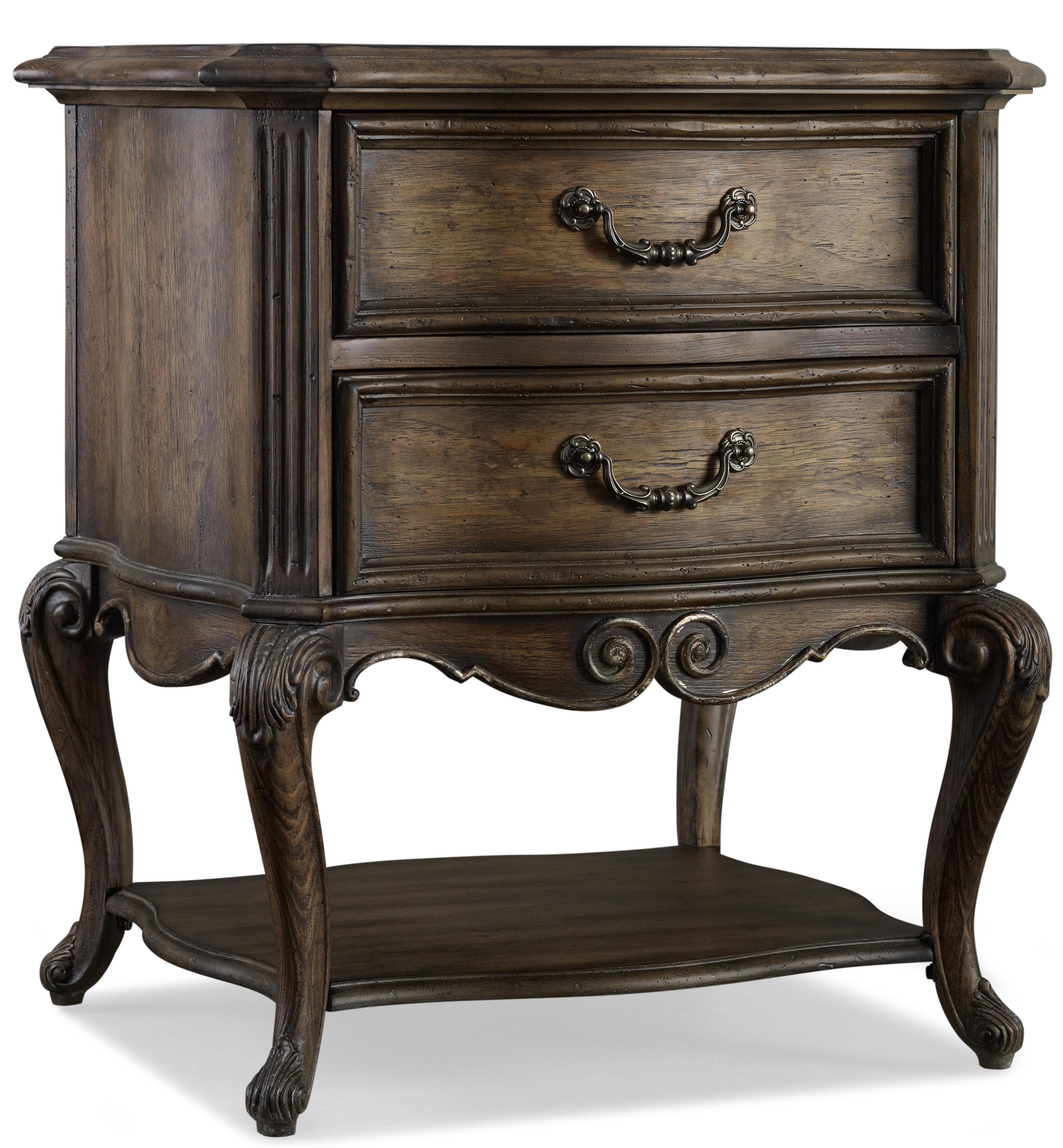 Hooker Furniture Rhapsody Accent End Table With Highboy Legs And