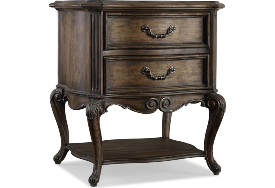 Hooker Furniture Rhapsody Accent End Table With Highboy Legs And