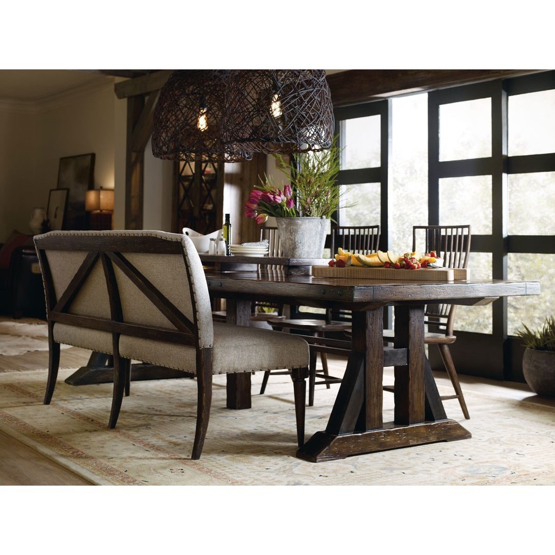 American Life Roslyn County Deconstructed Upholstered Dining