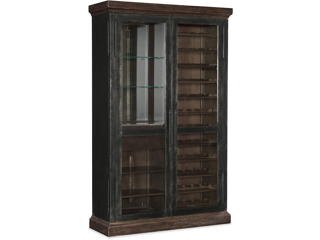 Hooker Furniture American Life Roslyn County Wine Cabinet With