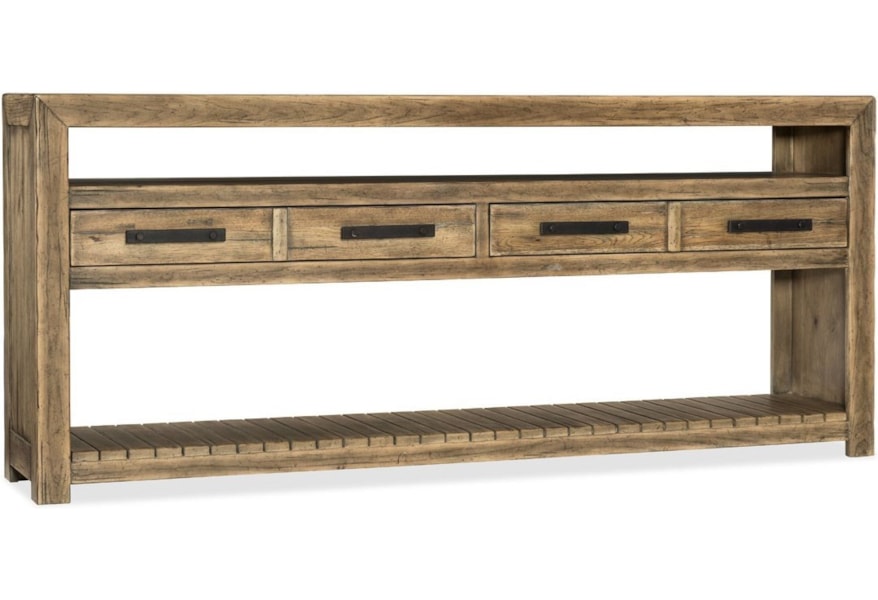Hooker Furniture American Life Roslyn County 4 Drawer Console