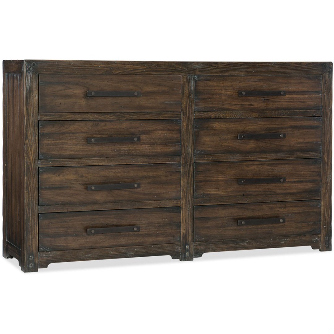 Hooker Furniture American Life Roslyn County Eight Drawer