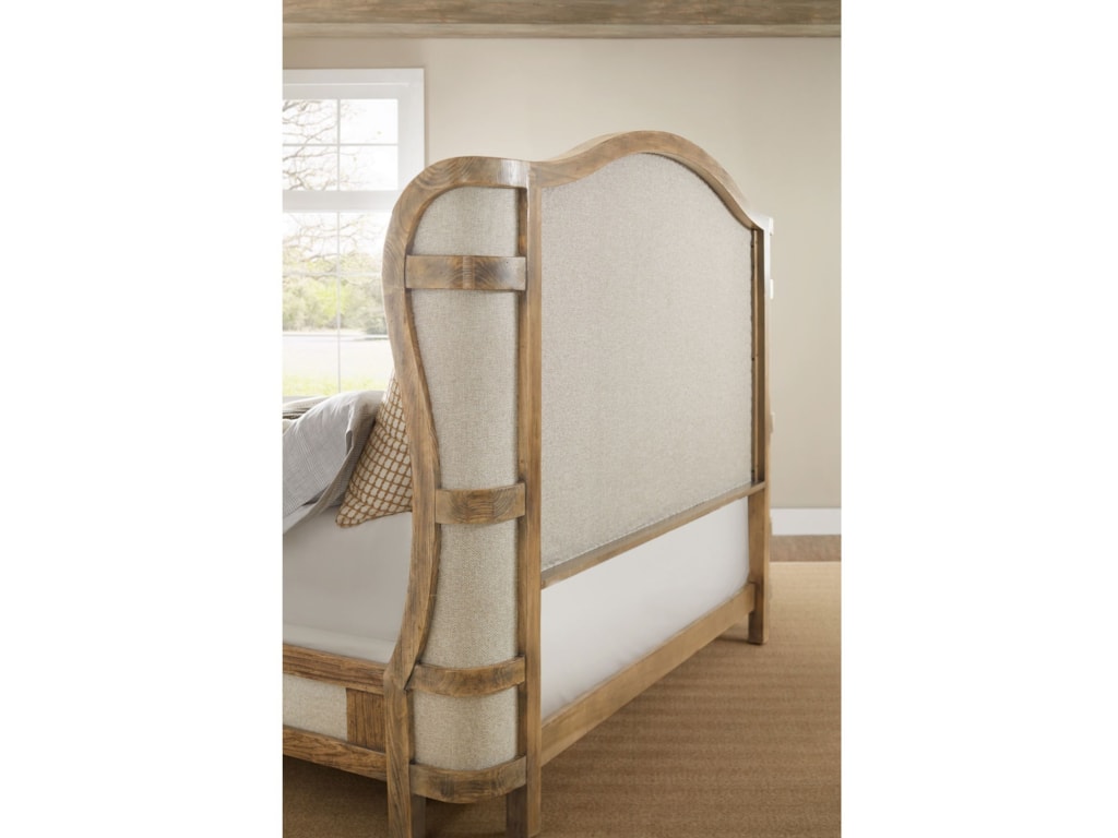 Hooker Furniture American Life - Roslyn CountyKing Deconstructed Uph Panel Bed