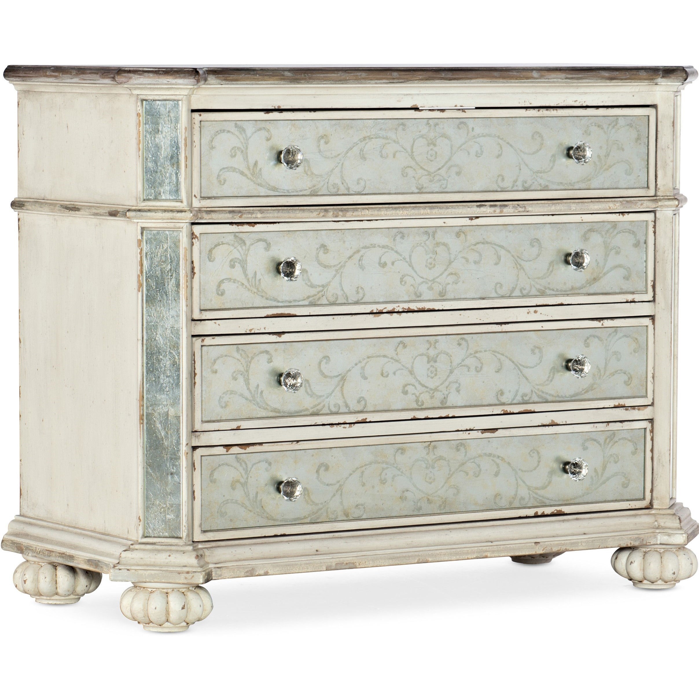 Hooker Furniture Sanctuary Jolie Fleur Bachelor Chest With Built