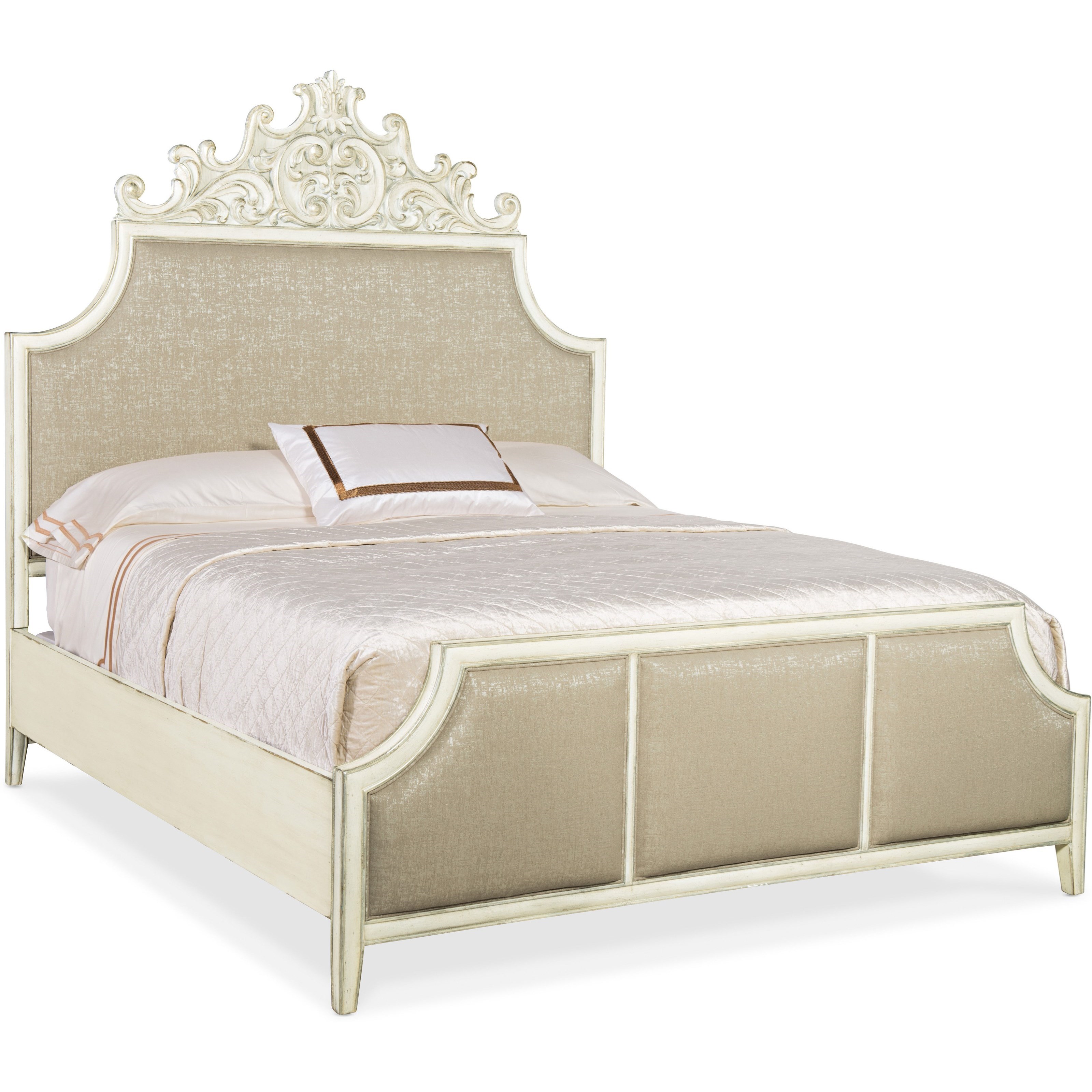 Hooker Furniture Sanctuary Anastasie Upholstered Queen Bed Zak S Home Upholstered Beds