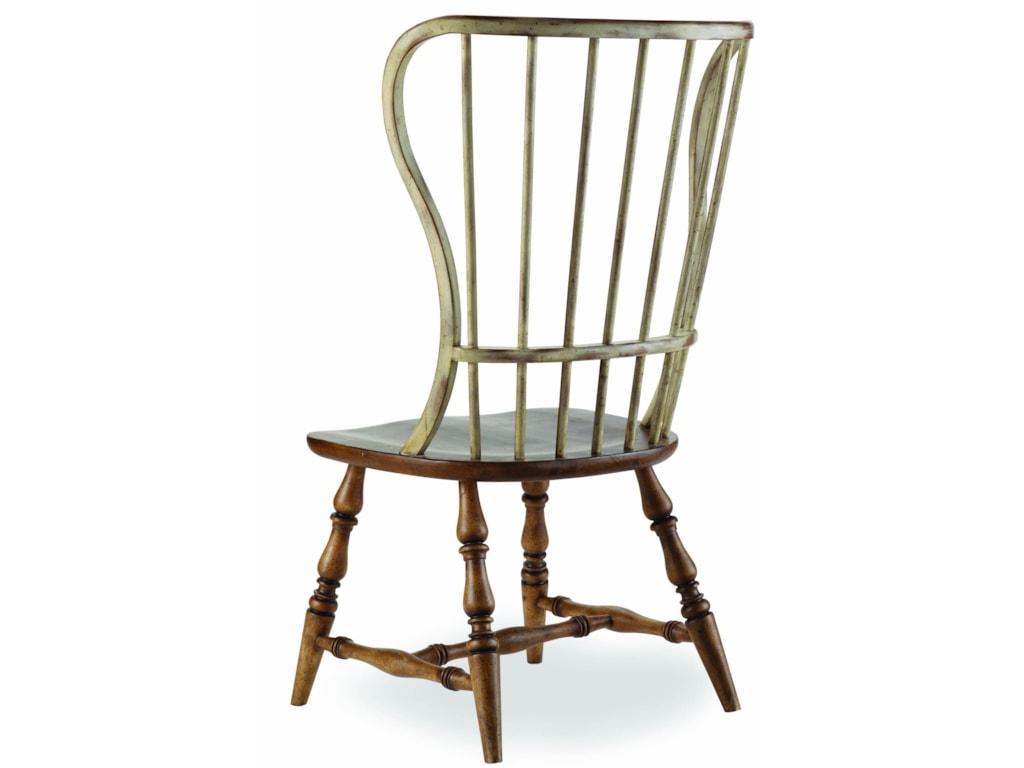 Sanctuary Spindle Back Side Chair By Hooker Furniture At Dunk Bright Furniture