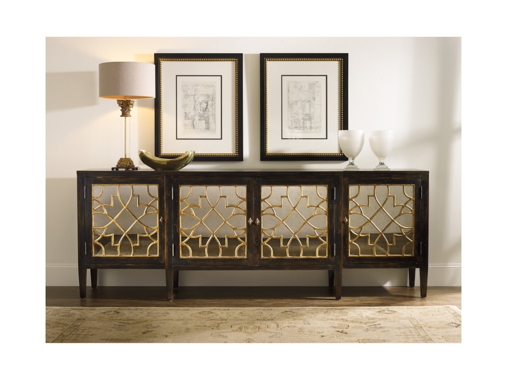 Hooker Furniture SanctuaryFour Door Mirrored Console