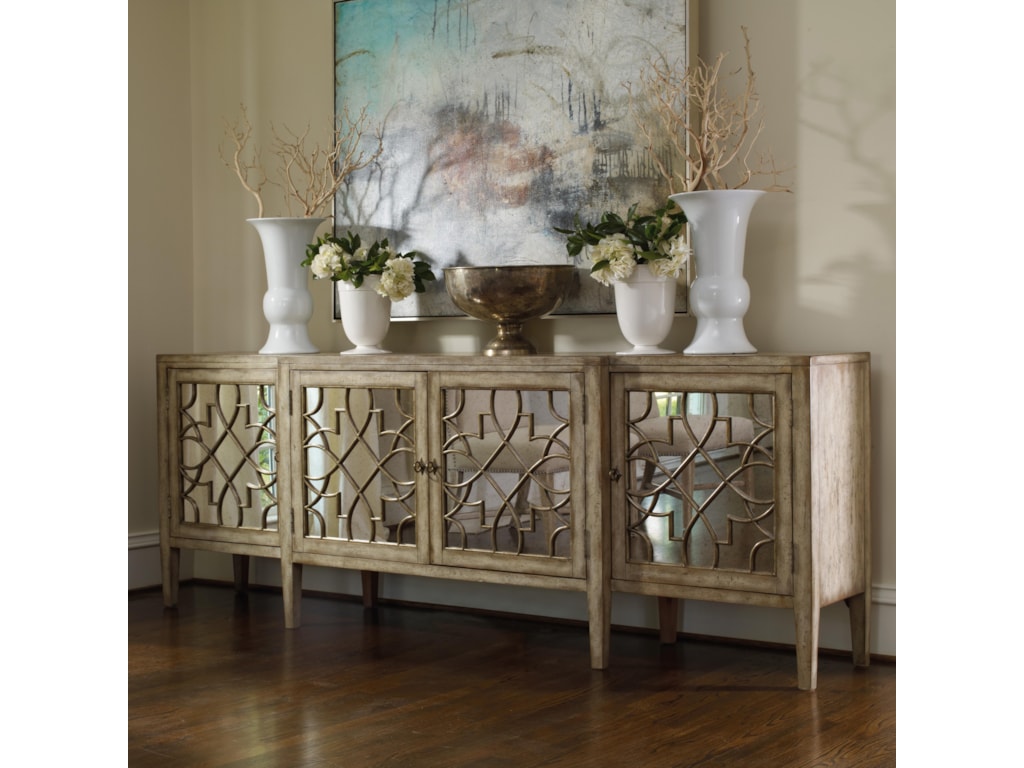 Hooker Furniture SanctuaryFour-Door Mirrored Console