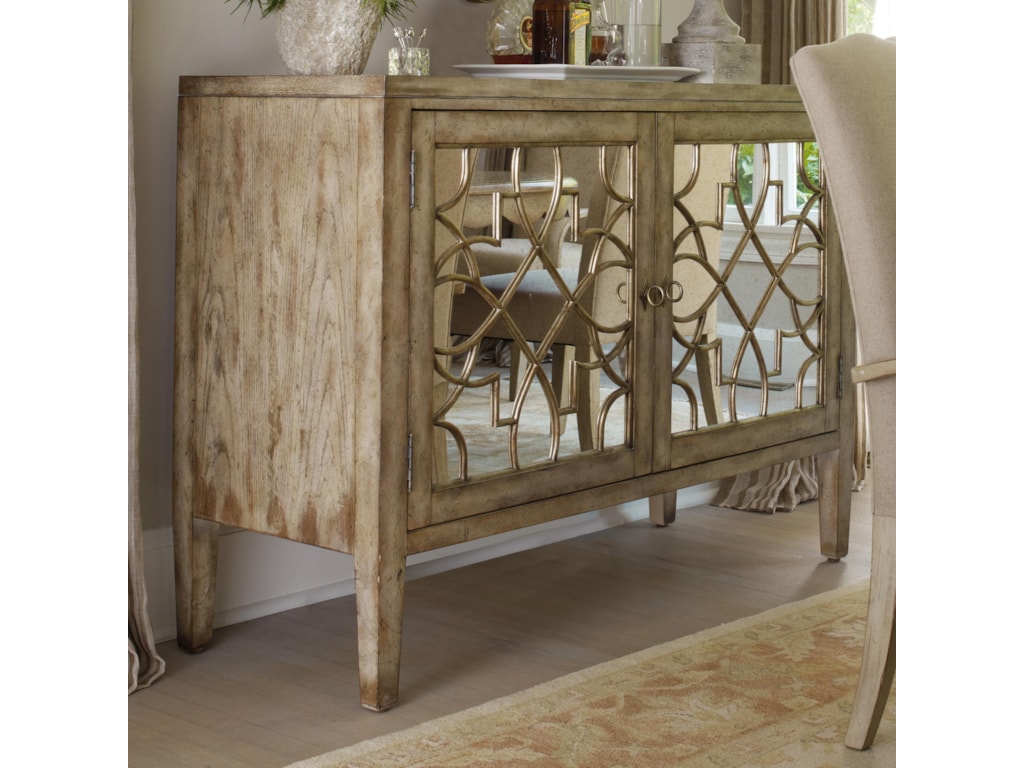 Hooker Furniture SanctuaryTwo Door Mirrored Console