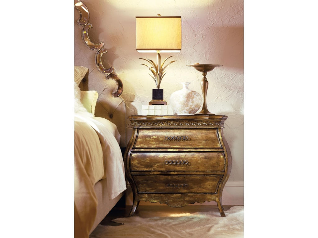 Hooker Furniture SanctuarySmall Bombe Nightstand