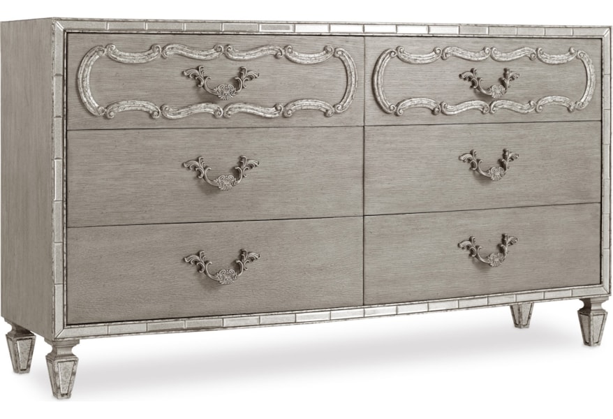 Hooker Furniture Sanctuary 5603 90002 Ltbr Relaxed Vintage Six