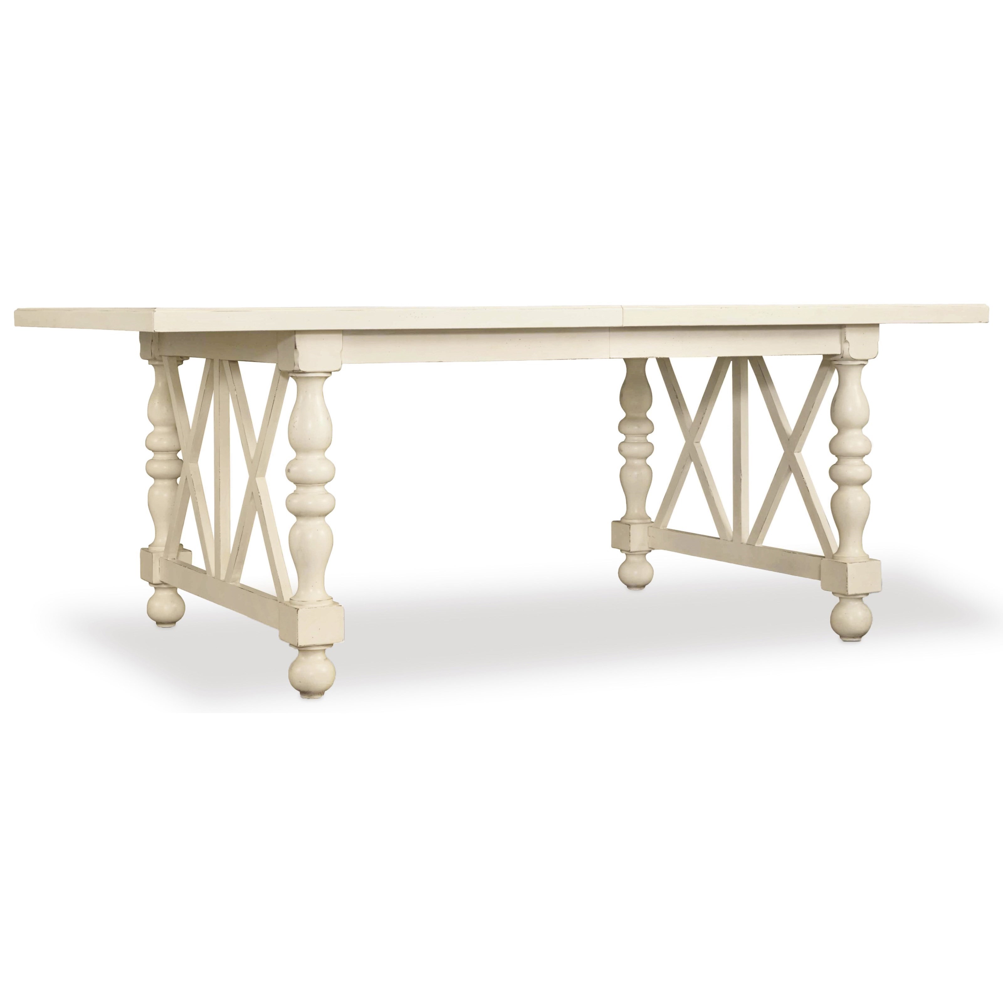 Hooker Furniture Sandcastle 80in Rectangle Dining Table With 2