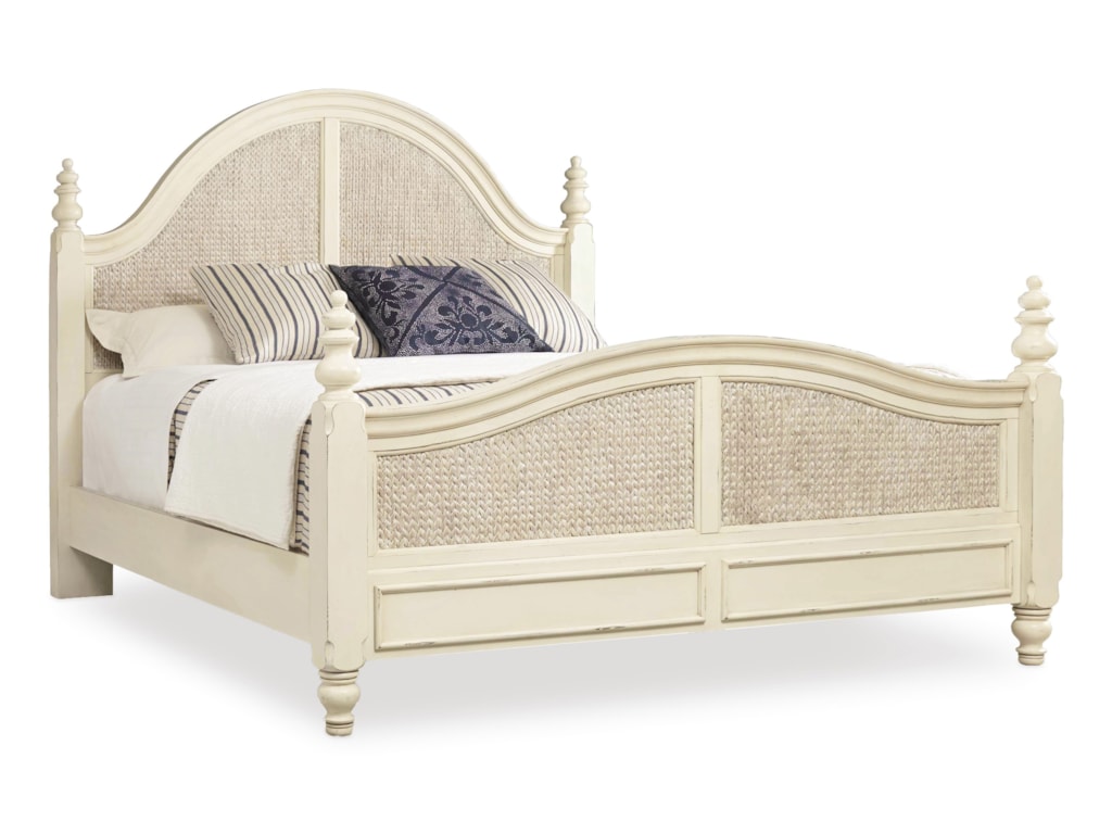 Hooker Furniture Sandcastle Queen Sea Grass Woven Panel Bed Hooker Furniture Sandcastle Queen Sea Grass Woven Panel Bed