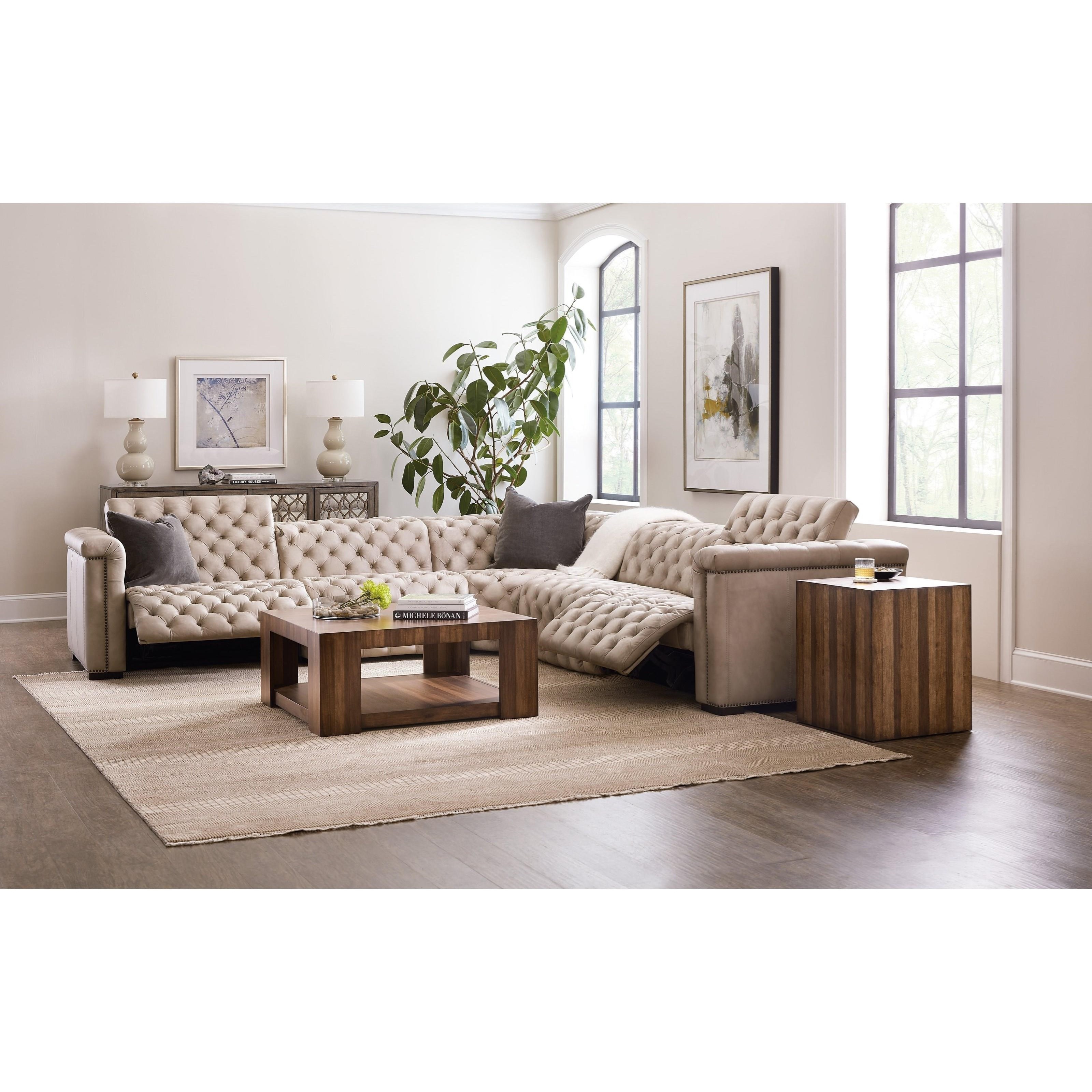 Regula 3 Piece Leather Sectional Hom Furniture