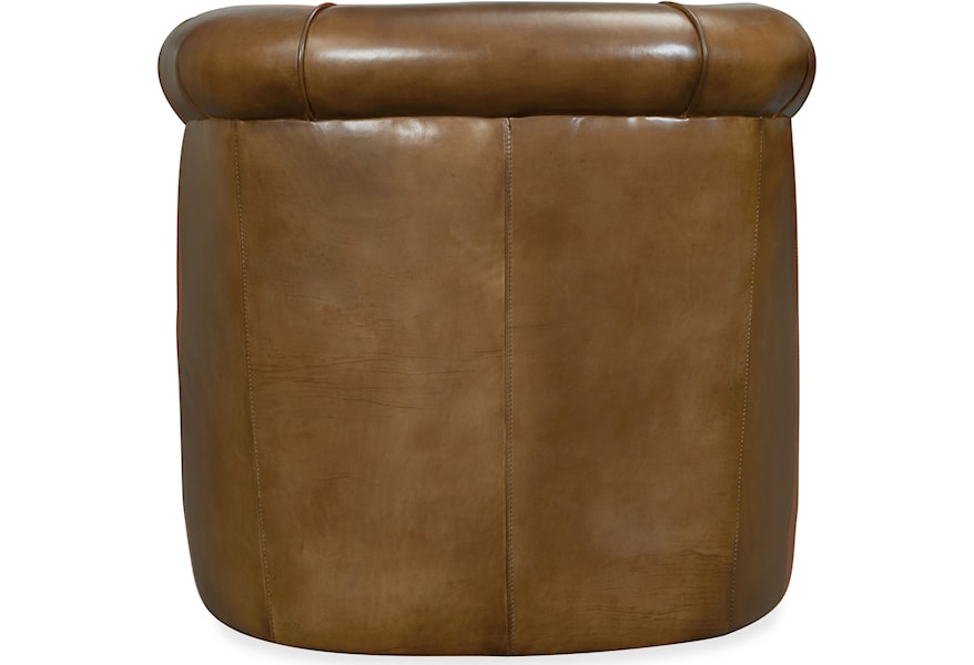 Hamilton Home Club Chairs Axton Swivel Leather Club Chair With Nailhead Trim Sprintz Furniture Upholstered Chairs