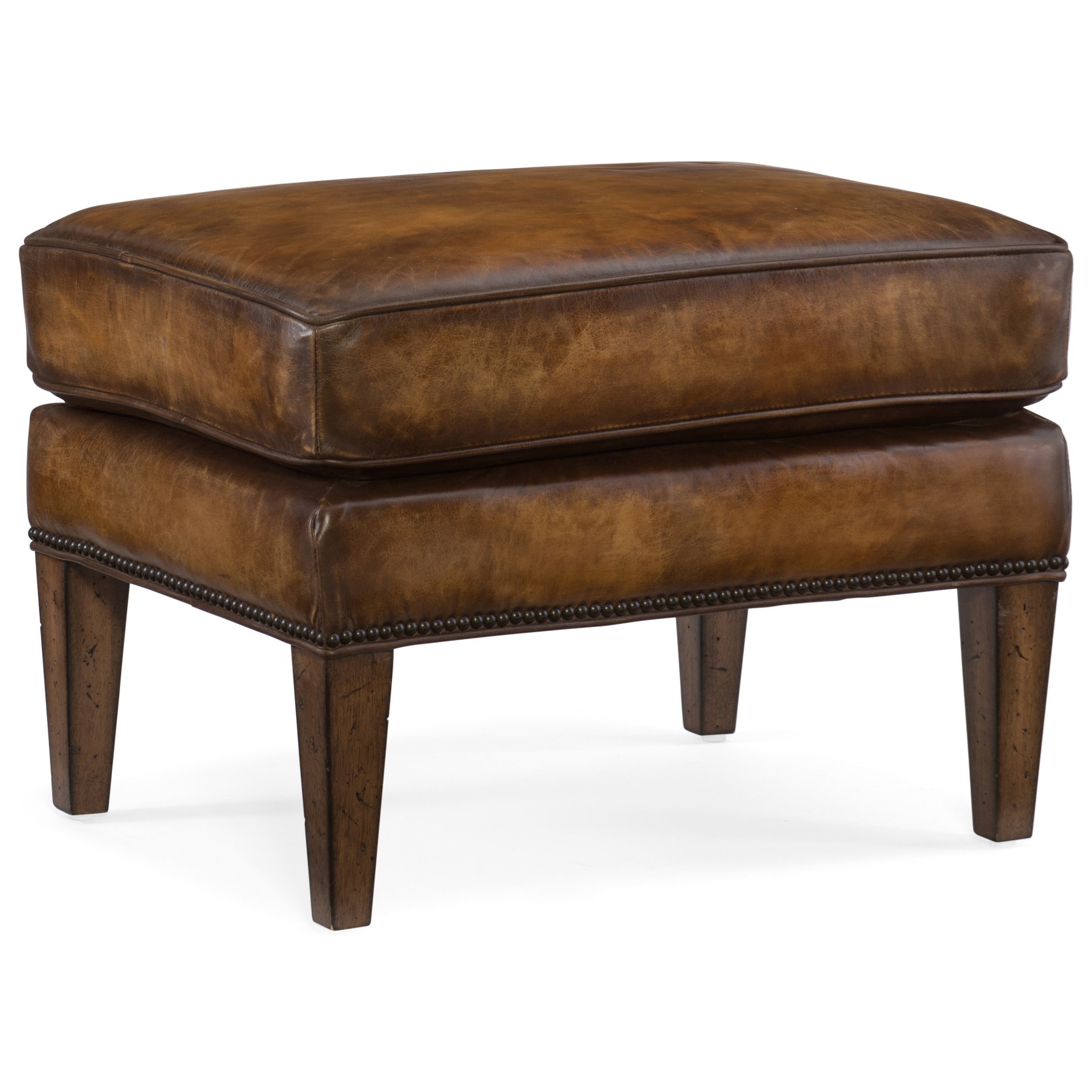 Hooker Furniture Club Chairs Ottoman With Nailhead Trim Zak S