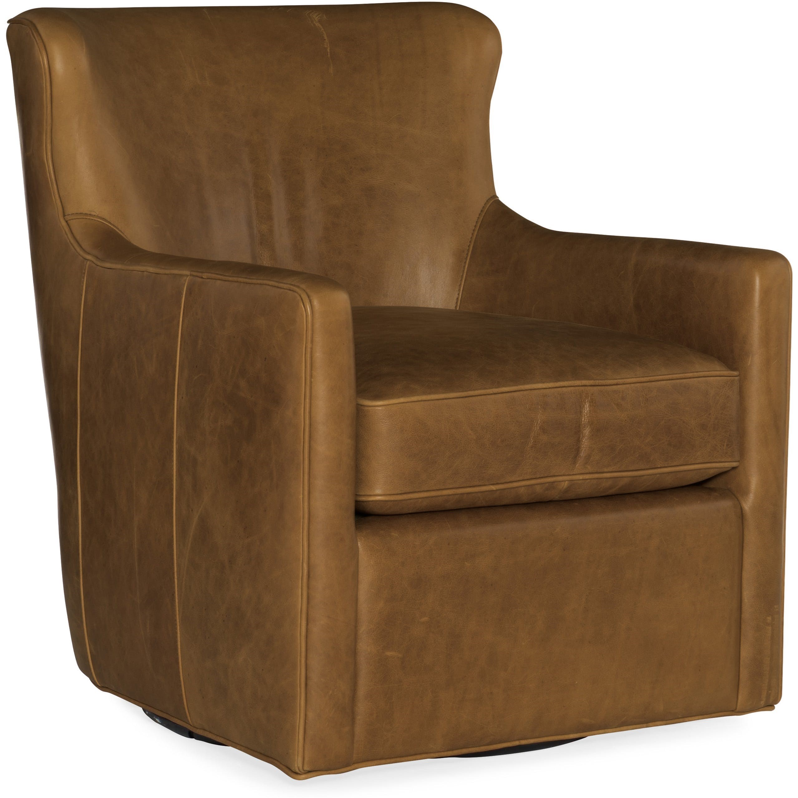 Hooker Furniture Club Chairs Leather Hess Swivel Chair With Wing Back Reeds Furniture Wing Chairs