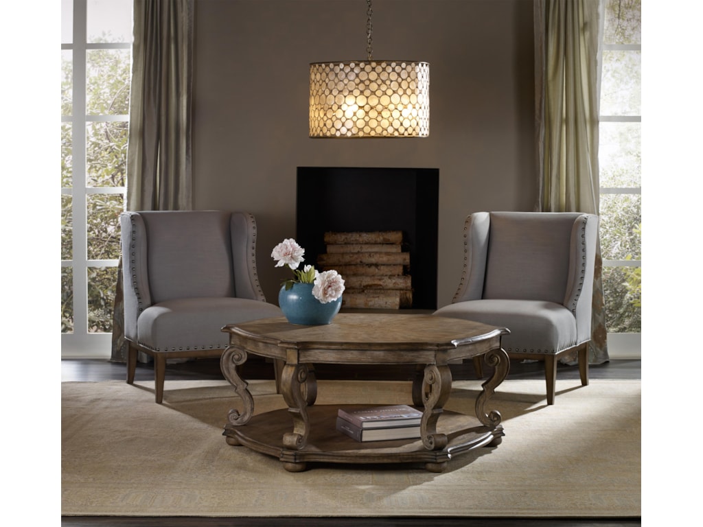 Hooker Furniture SolanaHexagonal Cocktail Table