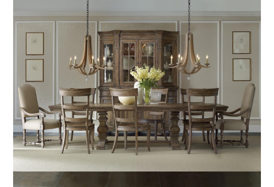 Hooker Furniture Sorella Formal Dining Set With Rectangular Table