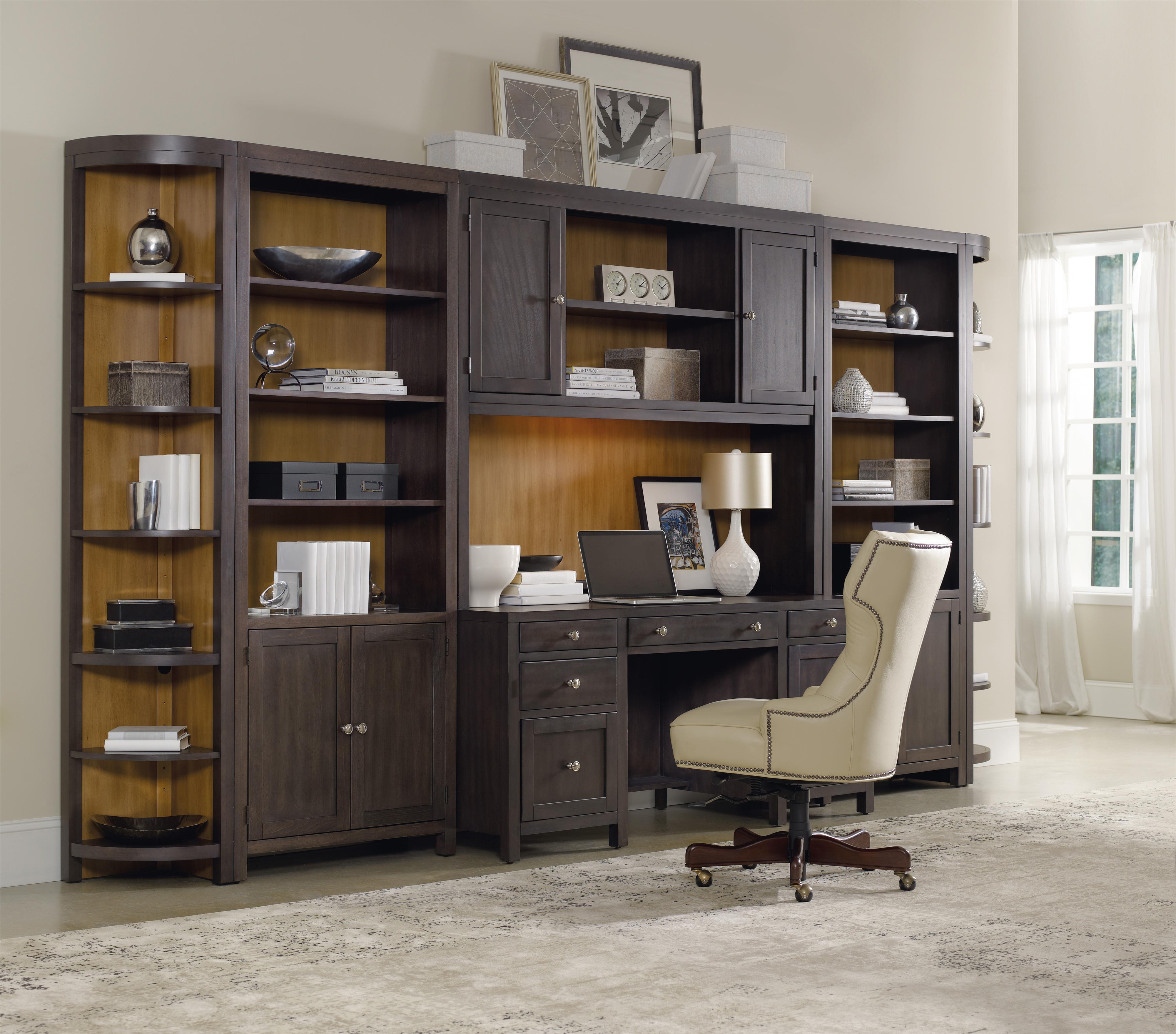 Hooker Furniture South Park 5078 10445 Bunching Bookcase With 3