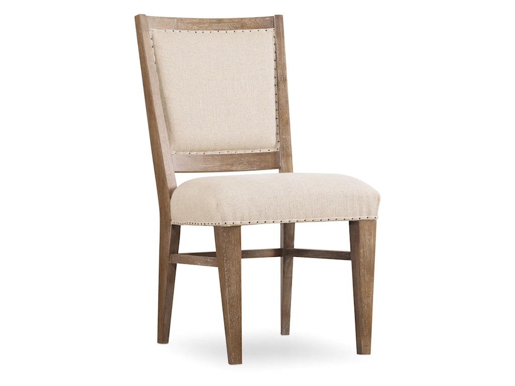 Hooker Furniture Studio 7h 5382 75410 Stol Upholstered Side Chair With Nailhead Trim Sam Levitz Furniture Dining Side Chairs