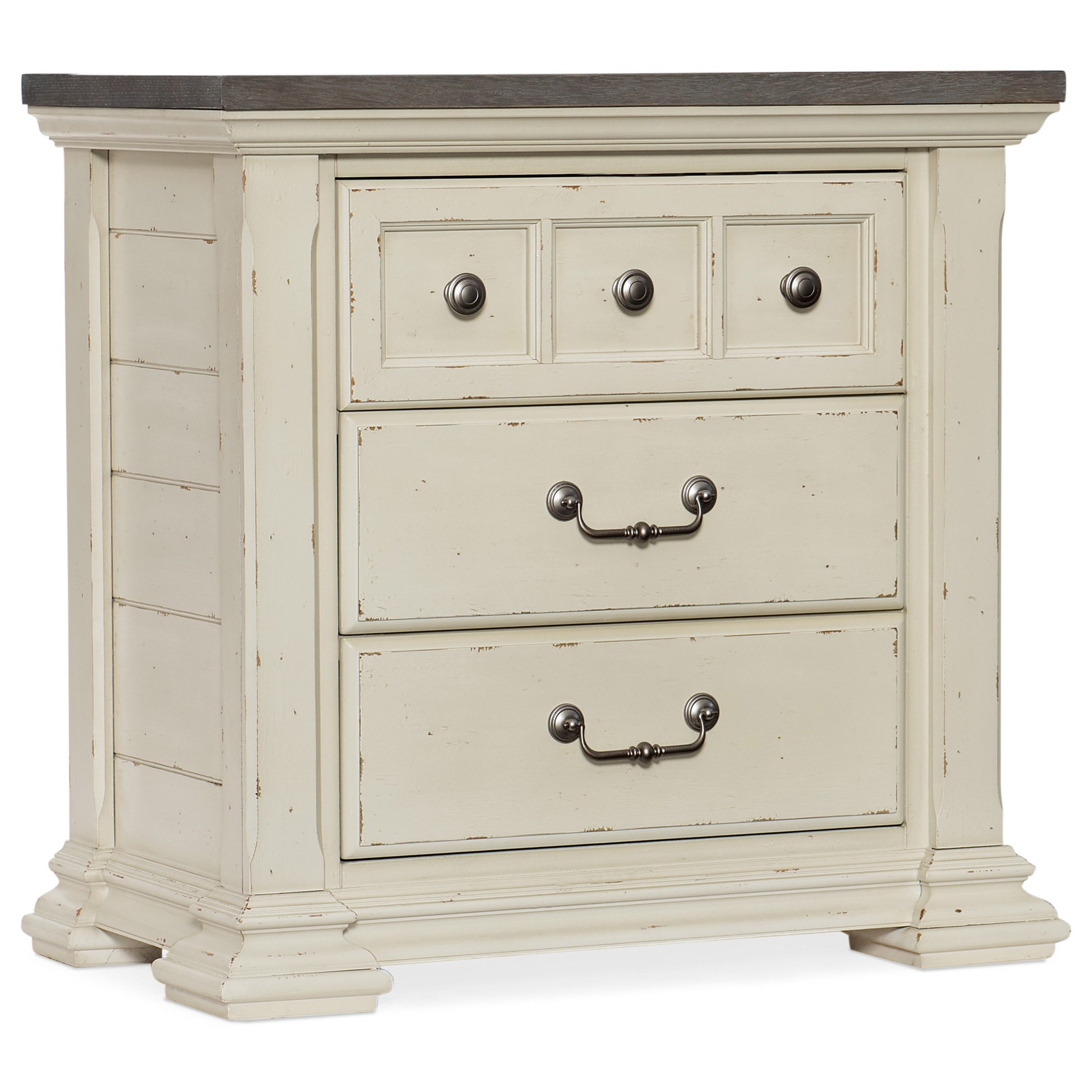 Hooker Furniture Sturbridge Cottage Style Two Tone Three Drawer