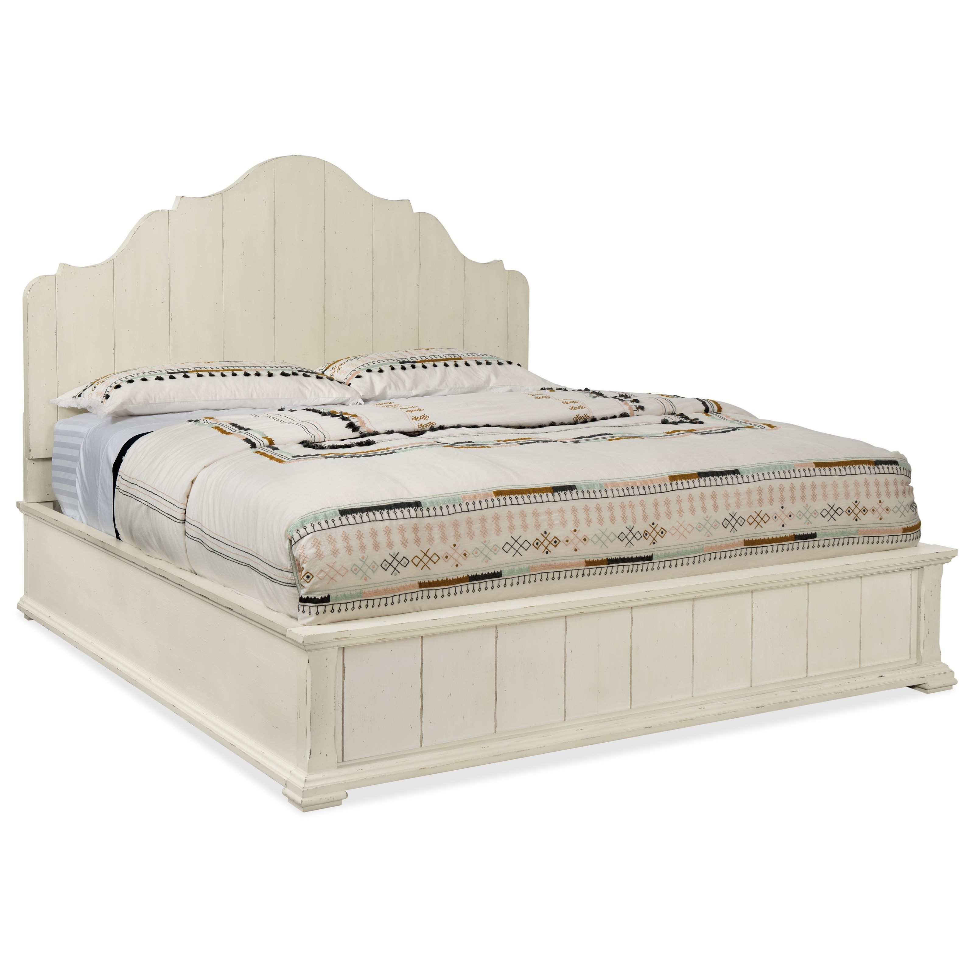 Hooker Furniture Sturbridge Cottage Style Queen Panel Bed