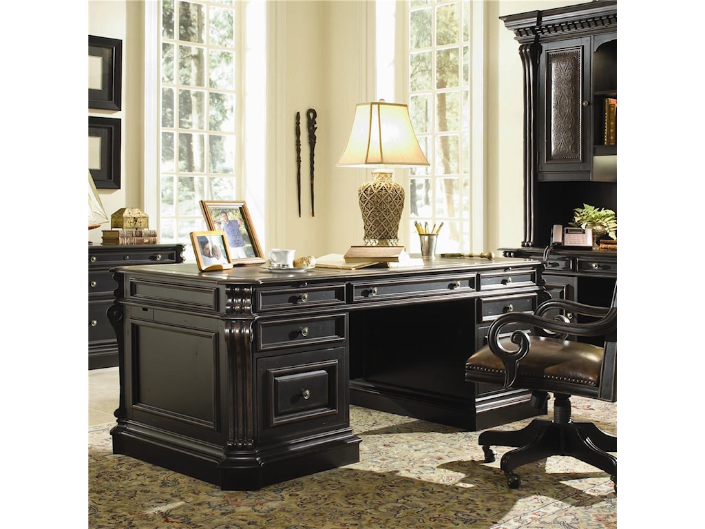 Hooker Furniture Telluride Executive Double Pedestal Desk