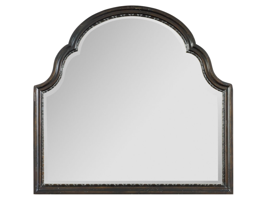 Treviso Shaped Landscape Mirror With Rounded Top Williams Kay