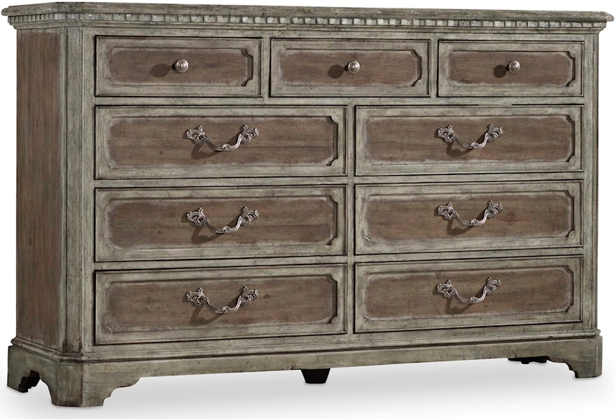 Hooker Furniture True Vintage Dresser With 9 Dovetail Dressers