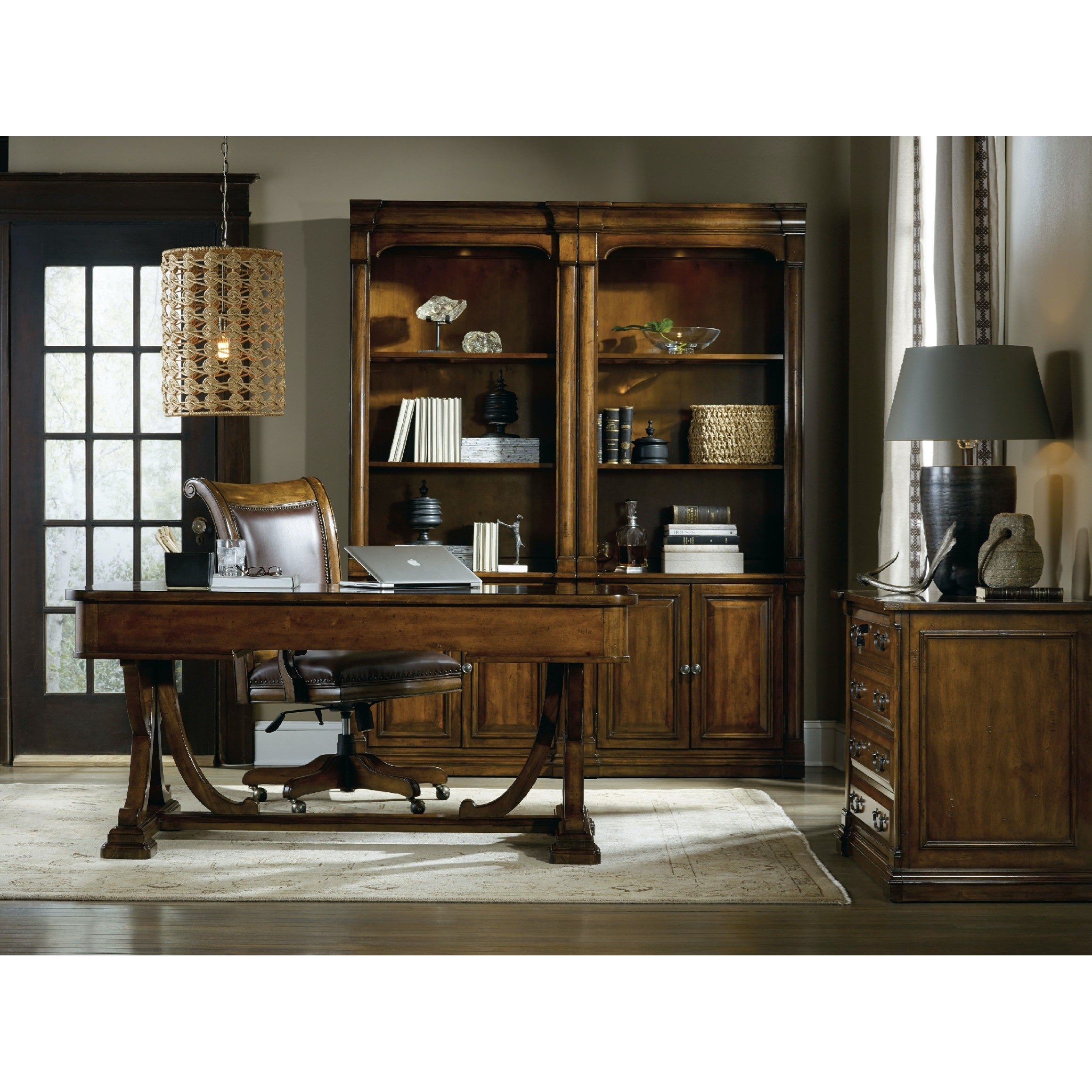 writing desk with credenza