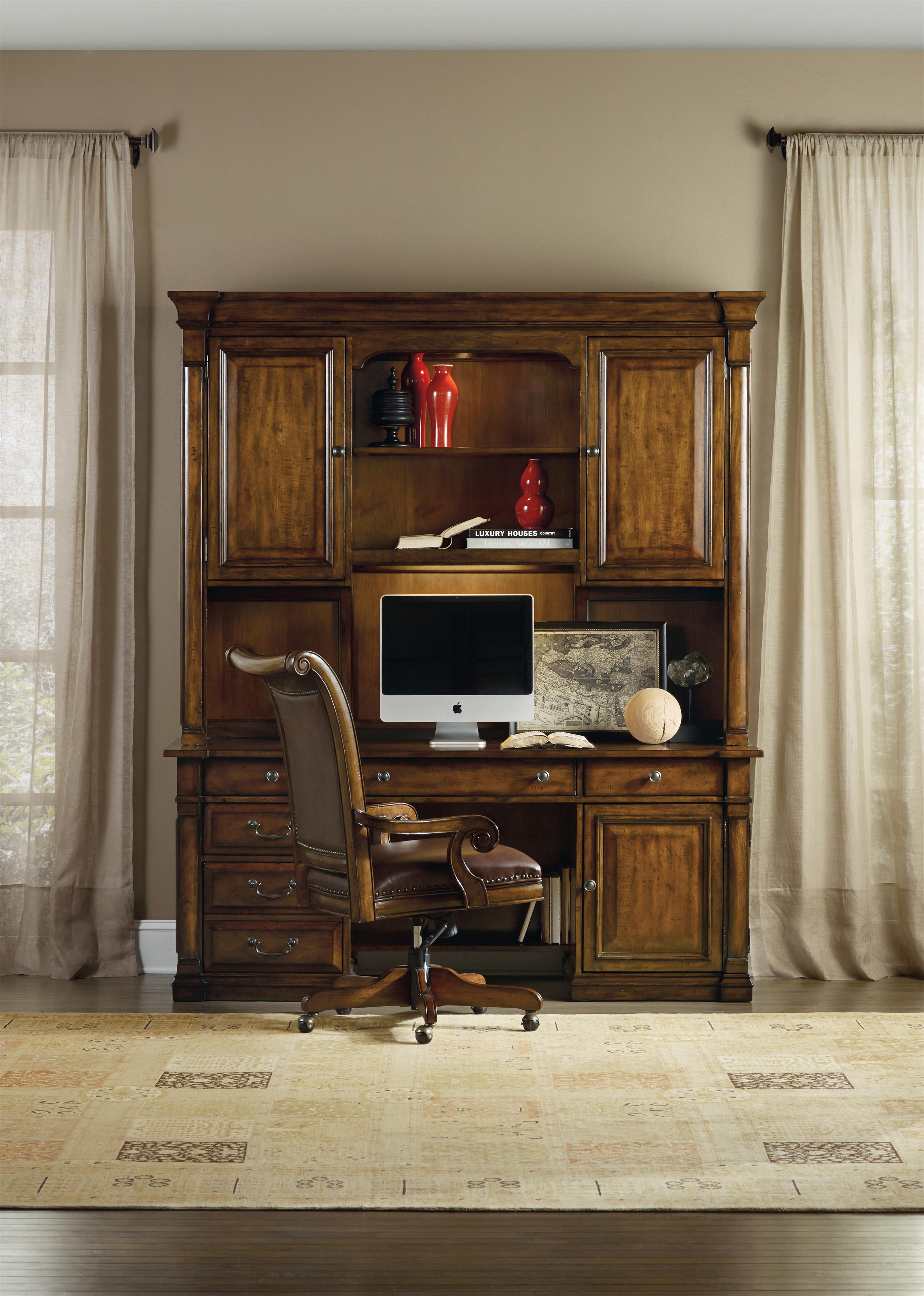 Hooker Furniture Tynecastle Traditional Computer Credenza And