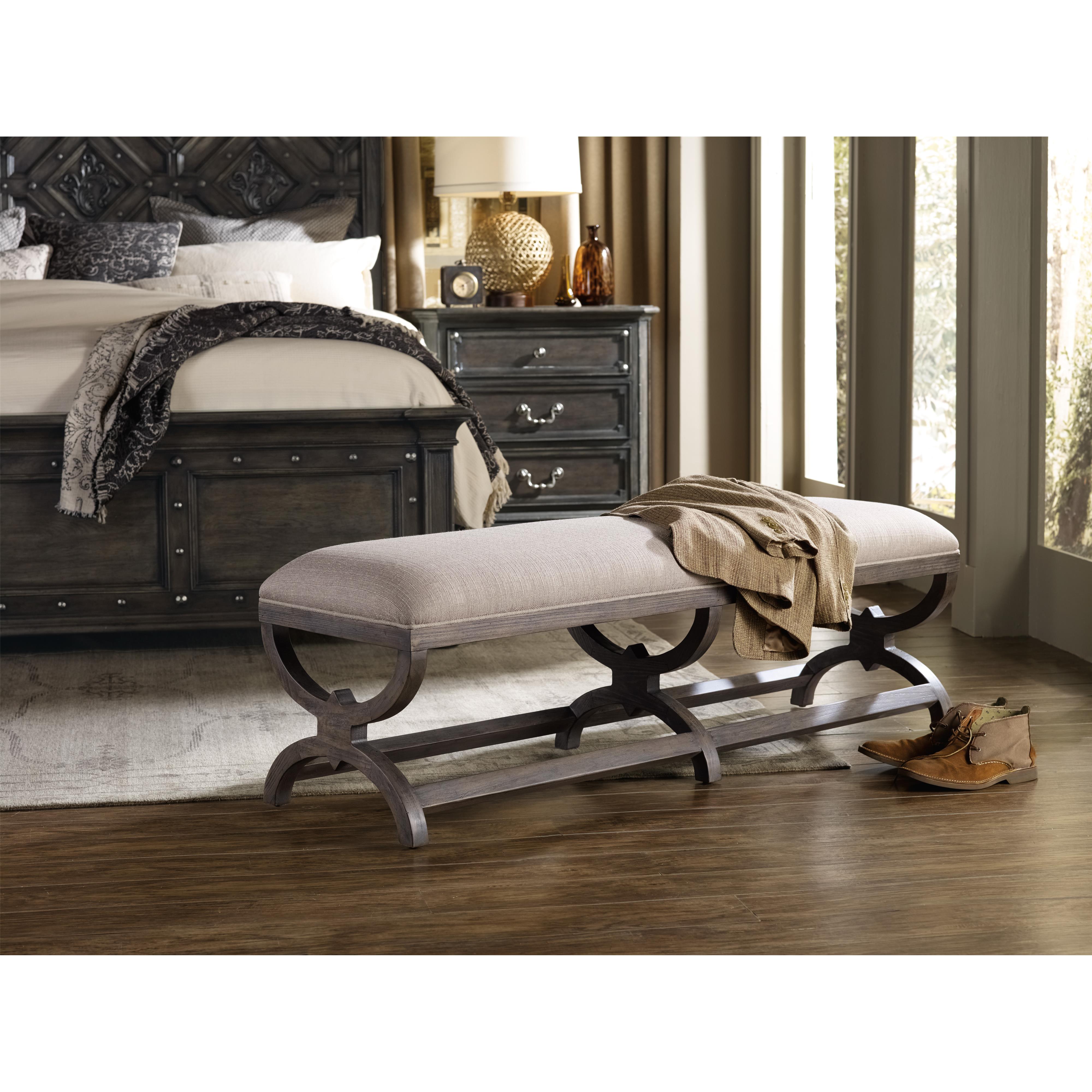 Hooker Furniture Vintage West 5702 90019 True Vintage Bench With