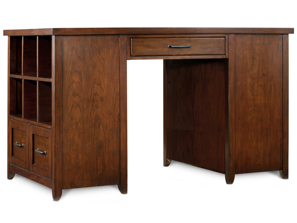 Hooker Furniture WendoverUtility Desk with Two Bookcase Pedestals