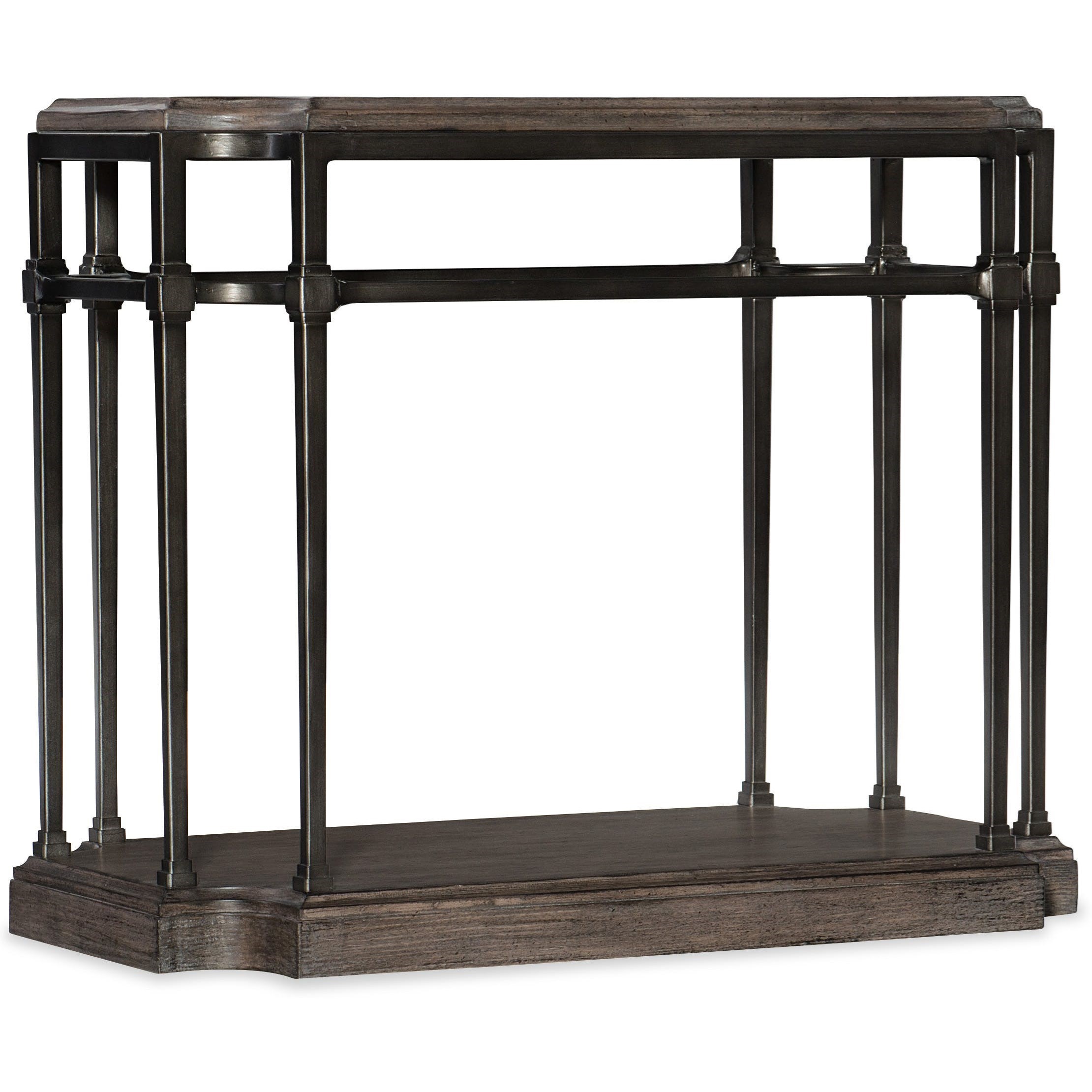 Hooker Furniture Woodlands Traditional 8 Leg End Table With Bottom Shelf Lindy S Furniture Company End Tables