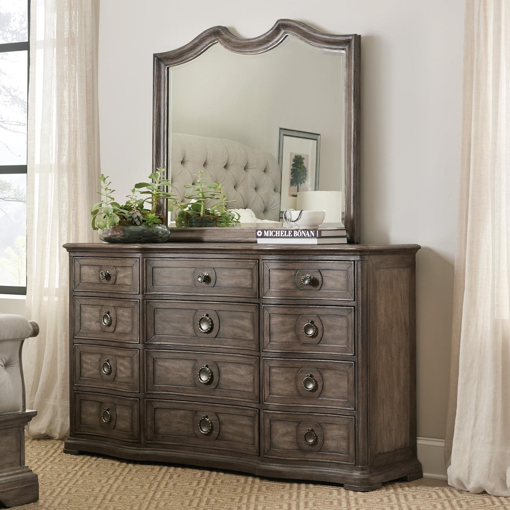 Hooker Furniture Woodlands Dresser And Mirror Set Miller Waldrop