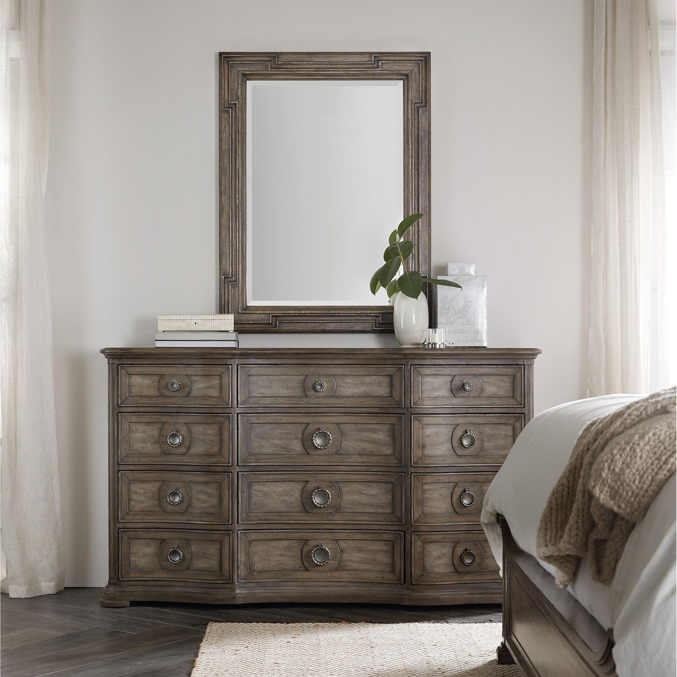 Hooker Furniture Woodlands Dresser And Mirror Set Baer S