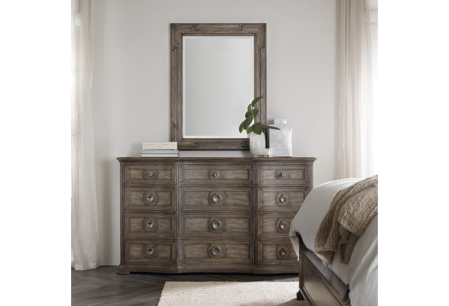 Hooker Furniture Woodlands Dresser And Mirror Set Baer S