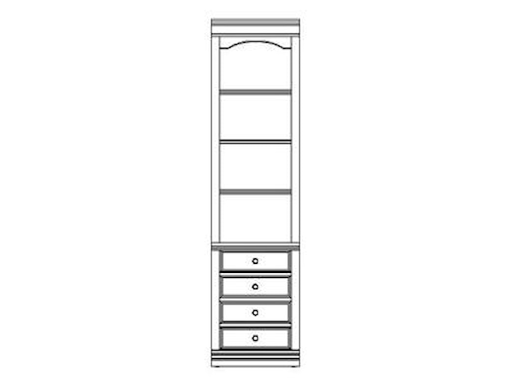 Hooker Furniture Cherry Creek Wall Storage Cabinet