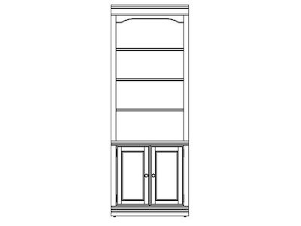 Hooker Furniture Cherry Creek Wall Storage Cabinet