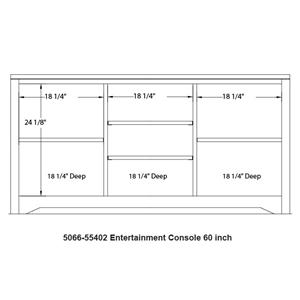 Hooker Furniture Kinsey Contemporary Entertainment Console With