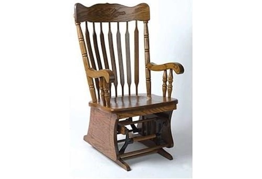 Horseshoe Bend Amish Rocking Chairs Custmizable Grandfather Mother Glider Mueller Furniture Wood Rockers