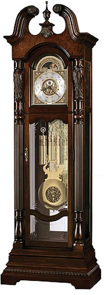 Howard Miller Qualité Supérieure Howard Miller Horloge De Table Glamour 645771 - Verre Dépoli Courbe Avec Alarme Quartz Mouvement Quartz Silencieux