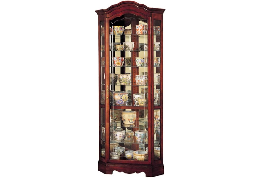 Howard Miller Cabinets 680 249 Jamestown Collectors Cabinet Hudson S Furniture Curio Cabinets